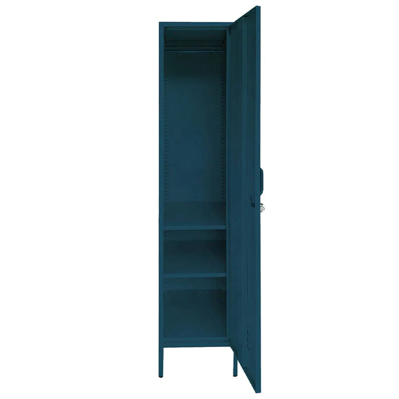 Ernest Contemporary Metal Locker - Sea Blue - Humble & Grand Homestore