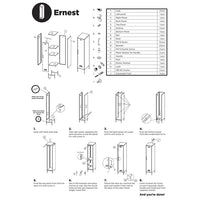 Ernest Contemporary Metal Locker - Teracotta - Humble & Grand Homestore