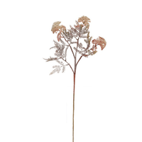 Faux Wild Flower with Fern Spray - Light Pink - Humble & Grand Homestore