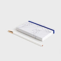 Hardcover Notebook - Blue Jasmine - Humble & Grand Homestore