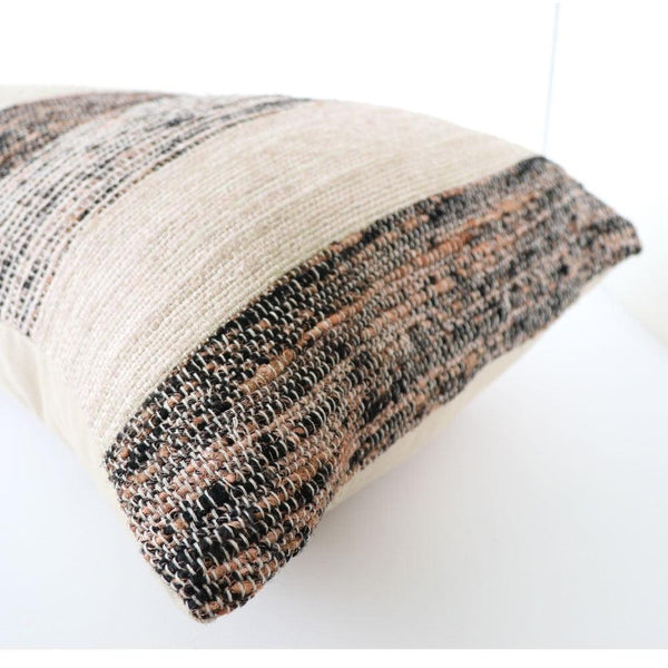 Hula Rectangle Cushion - Natural Stripe - Humble & Grand Homestore