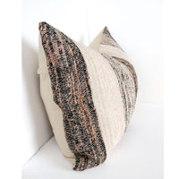 Hula Rectangle Cushion - Natural Stripe - Humble & Grand Homestore