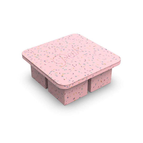 Ice Cube Tray Extra Large Speckled - Pink - Humble & Grand Homestore