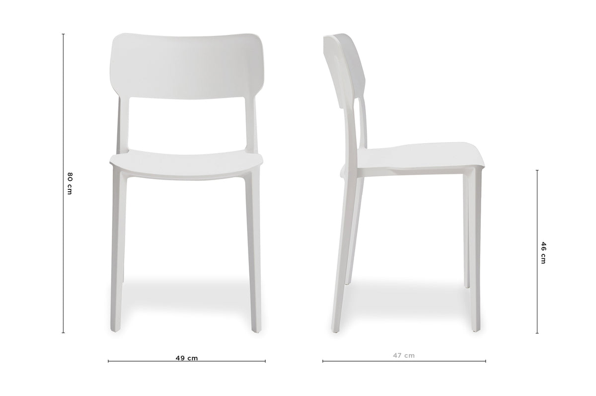 Pohutukawa Outdoor Chair – White