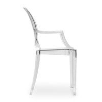Ghoul Dining Chair - Transparent with Arms