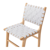 Indo Woven Dining Chair - Duck Egg - Humble & Grand Homestore