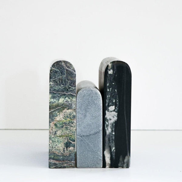 Marble Bookend Tall - Forest - Humble & Grand Homestore