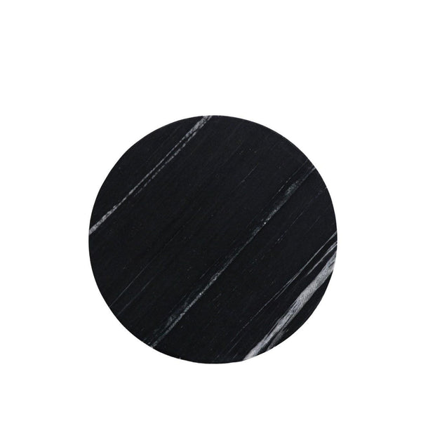 Marble Charger Plate - Black - Humble & Grand Homestore