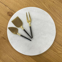 Marble Charger Plate - White - Humble & Grand Homestore