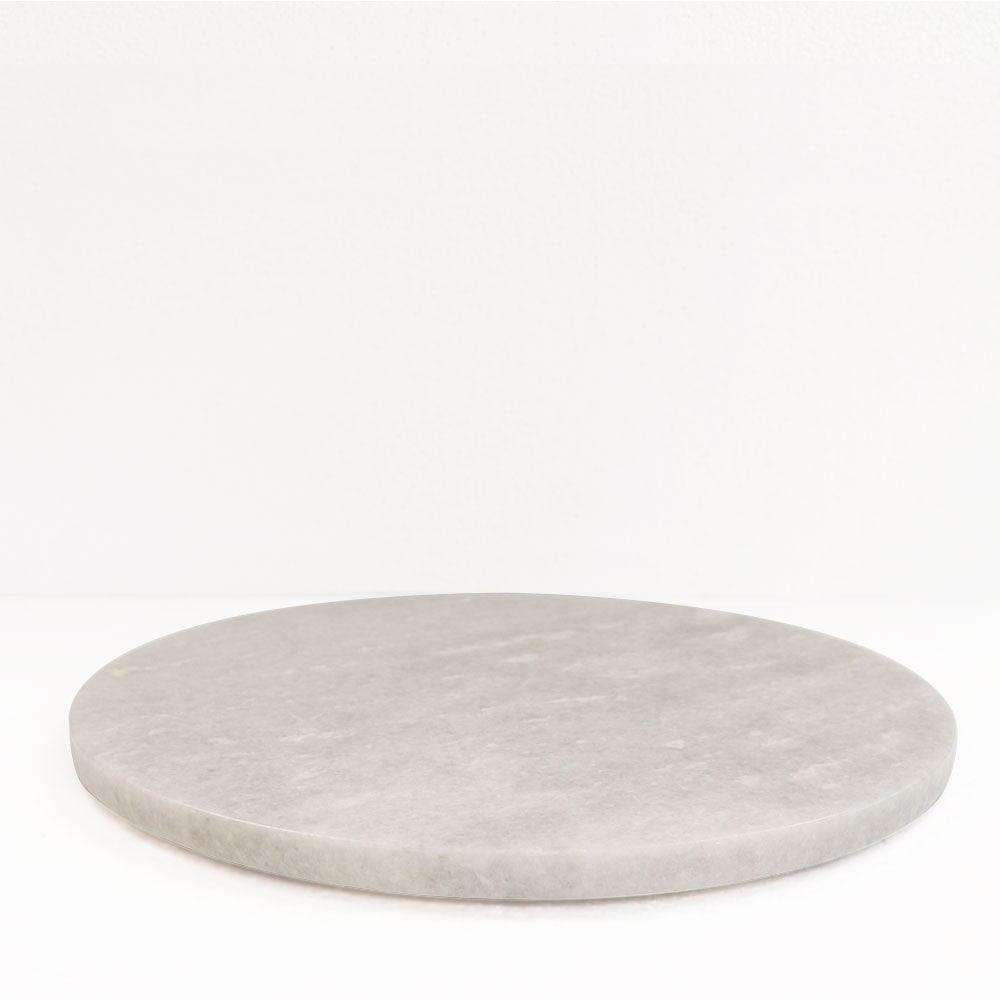 Marble Charger Plate - White - Humble & Grand Homestore