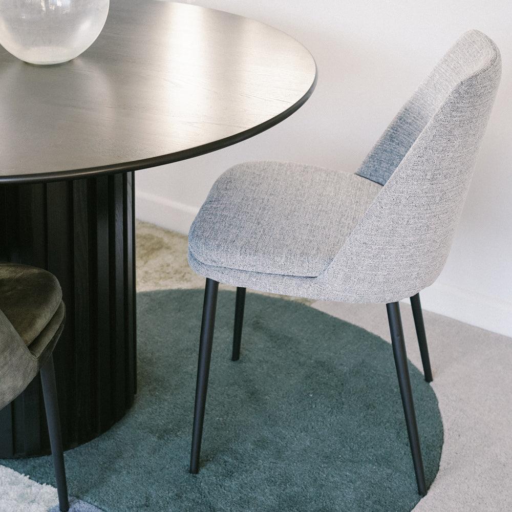 Mia Dining Chair - Light Grey - Humble & Grand Homestore