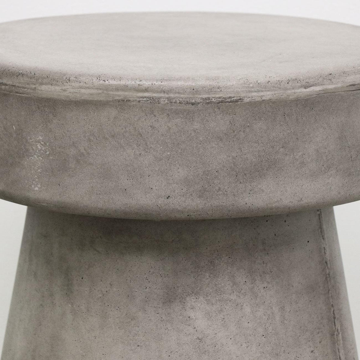 Mushroom Concrete Side Table / Stool - Grey - Humble & Grand Homestore