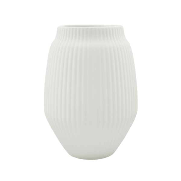 Nadia Ribbed Ceramic Vase - Humble & Grand Homestore
