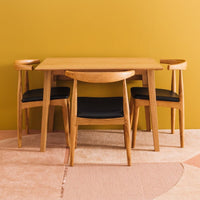 Nordik Dining Table - Dropleaf Square - Humble & Grand Homestore