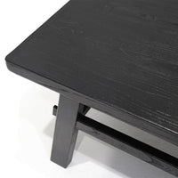 Parq Rectangle Coffee Table - Black - Humble & Grand Homestore