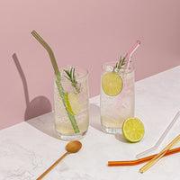 Reusable Glass Drinking Straws - Transparent - Humble & Grand Homestore