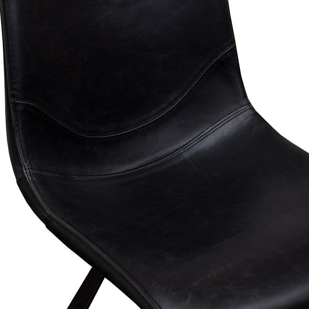 Rustic Dining Chair - Vintage Black - Humble & Grand Homestore