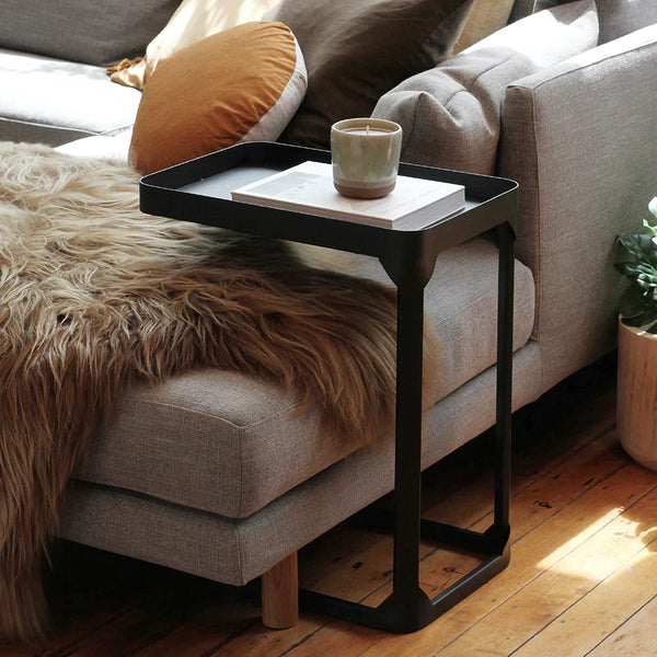Sofa Side Table Rectangular - Black - Humble & Grand Homestore