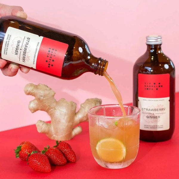 Strawberry Ginger Soda Syrup - Humble & Grand Homestore