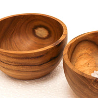 Teak Pinch Bowl - Medium - Humble & Grand Homestore