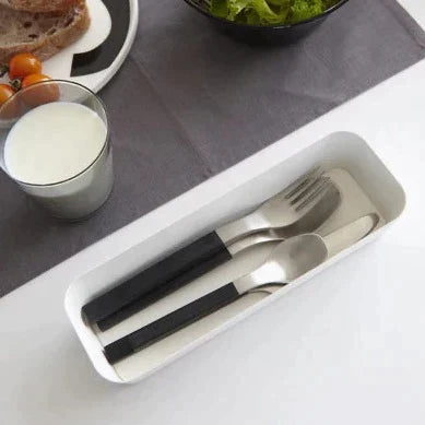 Tower Cutlery Case - White - Humble & Grand Homestore