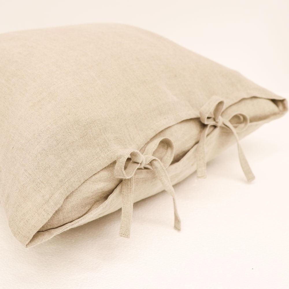 Tully Tie Cushion - Natural - Humble & Grand Homestore