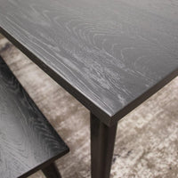 Vaasa Matte Black Dining Table - 150cm - Humble & Grand Homestore