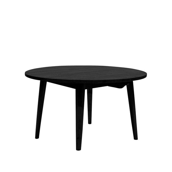 Vaasa Round Matte Black Dining Table - 120cm - Humble & Grand Homestore