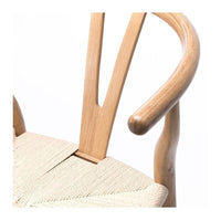 Wishbone Dining Chair - Natural Rope Seat - Humble & Grand Homestore