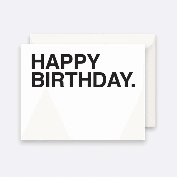 Card - Happy Birthday Bold - Humble & Grand Homestore